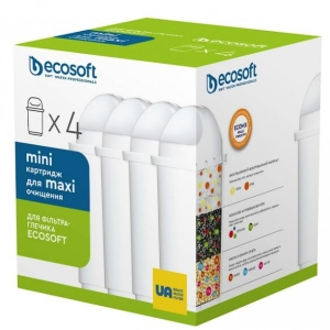 Уцінка - Картридж для фільтру-глечика Ecosoft комплект Універсальний 3+1 шт