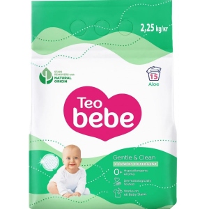 Пральний порошок Teo Bebe Gentle&Clean Aloe 2,25 кг (3800024048456)