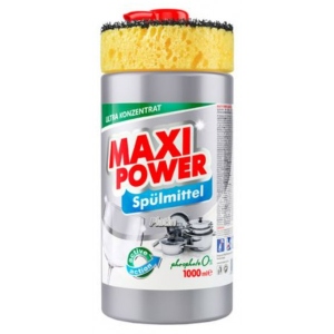 Засіб для ручного миття посуду Maxi Power Платинум 1 л (4823098402794)