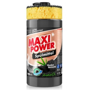 Засіб для ручного миття посуду Maxi Power Чорне вугілля 1 л (4823098411796)