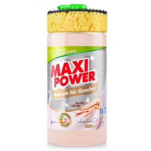 Засіб для ручного миття посуду Maxi Power Мигдаль 1 л (4823098402800) в Україні
