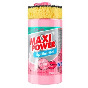 Засіб для ручного миття посуду Maxi Power Бабл Гам 1 л (4823098408505) ціни