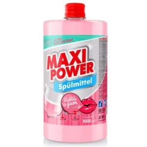 Засіб для ручного миття посуду Maxi Power Бабл Гам запаска 1 л (4823098411970)