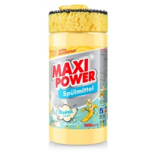 Засіб для ручного миття посуду Maxi Power Банан 1 л (4823098408499)