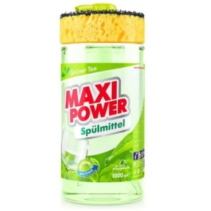 Засіб для ручного миття посуду Maxi Power Зелений чай 1 л (4823098411789)