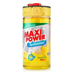 Засіб для ручного миття посуду Maxi Power Лимон 1 л (4823098400929)