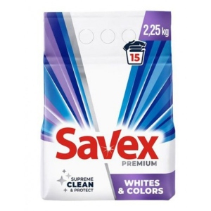 Пральний порошок SAVEX Whites Colors automat 2.25 кг (3800024047879)