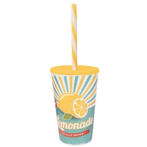 Склянка з трубочкою Herevin Lemonade 0.65 л (161948-027)