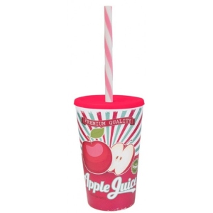 Склянка з трубочкою Herevin Apple Juice 0.65 л (161948-026)