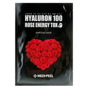 Маска для обличчя MEDI-PEEL Hyaluron Rose Energy Tox тканинна 30 млх10 (8809409343747)