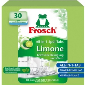 Таблетка для посудомийної машини Frosch Лимон 30шт