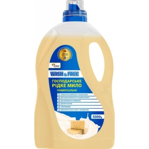 Мило господарське WASH & FREE Універсальне Рідке 5000г