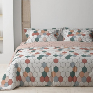 Комплект постільної білизни ТЕП Happy Sleep Барвисті соти (2-03794_28991)