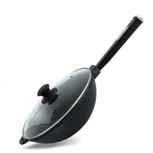 Сковорода ВОК Brizoll W24HP1-6 Black 24 см з кр