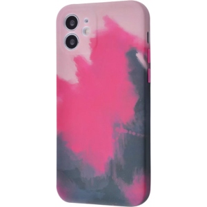 Чохол для смартфону WAVE TPU Watercolor Case iPhone 12 (31774pink/black)