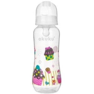 Пляшка для годування Akuku White 250 мл (A0005)