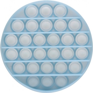 Стретч-антистрес Rodent Pioneer Pop It Luminous blue circle Plastic bag (SD-GT-C015)