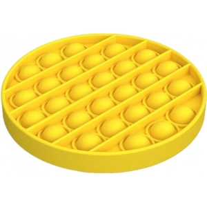 Стретч-антистрес Rodent Pioneer Pop It Yellow circle Plastic bag (SD-GT-C001)