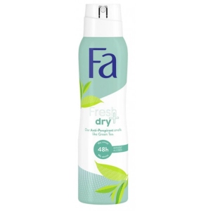 Дезодорант аерозольний Fa Fresh+Dry з ароматом зеленого чаю 150 мл