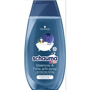 Шампунь для дітей Schauma &Гель для душу Kids для хлопчиків 250 мл