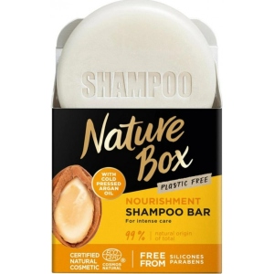 Шампунь жіночий Nature Box Твердий Арган д/слабкого волосся Cosmos NAT 85 г