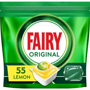 Таблетка для посудомийної машини Fairy Оріджінал Все в Одному З аром лимону 55шт