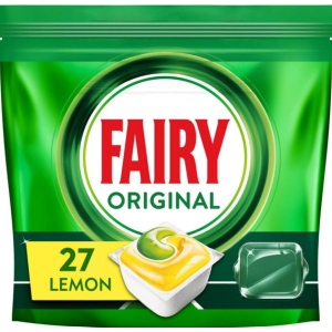 Таблетка для посудомийної машини Fairy Оріджінал Все в Одному З аром лимону 27шт