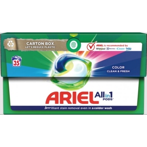 Капсули для прання Ariel Чистота та Свіжість Для кольорового 35шт