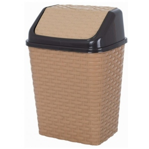 Кошик для сміття VIOLET HOUSE 0752 Роттанг Beige з/к 10 л