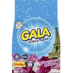 Пральний порошок Gala Аква-Пудра Французький аромат 1,8кг