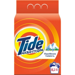 Пральний порошок Tide Аква-Пудра Альпійська Свіжість 8,1кг
