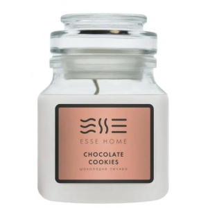 Свічка скло Esse Chocolate cookies 150 г (C-CC) (4820239121057)