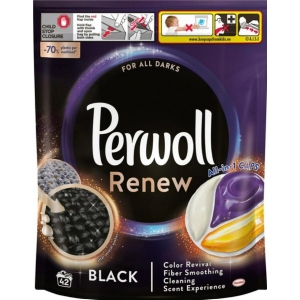 Капсули для прання Perwoll для темних та чорних речей 42шт