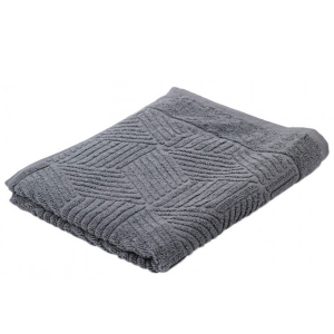 Рушник для обличчя GM Textile Уельс темно-сірий махровий 50х90