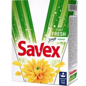 Пральний порошок SAVEX 2в1 Fresh автомат 400 г