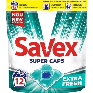 Капсули для прання SAVEX EXTRA FRESH 12 шт в Києві