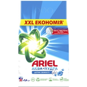 Пральний порошок Ariel Авт.Аква-Пудра Дотик свіжості Lenor 5,4кг