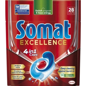 Таблетка для посудомийної машини Somat Exellence 28 шт