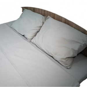 Наволочка GM Textile світло-сіра поплін (2713789340004)