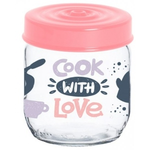 Ємність для сипучих Herevin Jar-Cook With Love 0.425 л (171341-074)