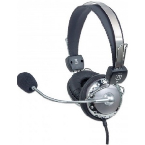 Гарнітура дротова Intracom Headset Stereo Silver (175517)
