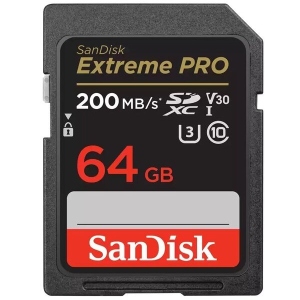 Карта пам'яті SanDisk SD 64GB C10 UHS-I U3 Extreme Pro V30 (SDSDXXU-064G-GN4IN)