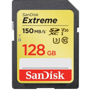 Карта пам'яті SanDisk Extreme SDXC 128GB C10 UHS-I U3 (SDSDXV5-128G-GNCIN)