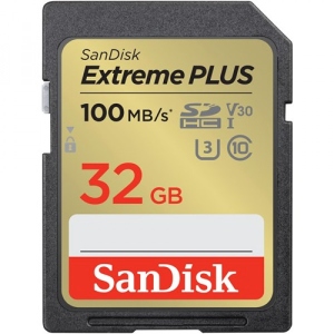 Карта пам'яті SanDisk Extreme Plus 32GB SDHC Memory Card + 2 years Rescue Pro Deluxe (SDSDXWT-032G-GNCIN)