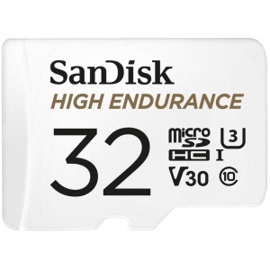 Карта пам'яті SanDisk microSDHC 32GB C10 UHS-I U3 V30 High Endurance (SDSQQNR-032G-GN6IA)