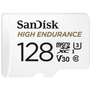 Карта пам'яті SanDisk microSDHC 128GB C10 UHS-I U3 V30 High Endurance (SDSQQNR-128G-GN6IA)