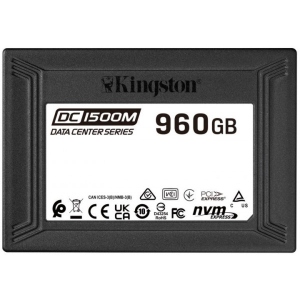 SSD-накопичувач внутрішній Kingston U.2 NVMe Kingston DC1500M 960GB Enterprise (SEDC1500M/960G)