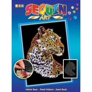 Набір для творчості з паєток Sequin Art Леопард Blue (SA1208)