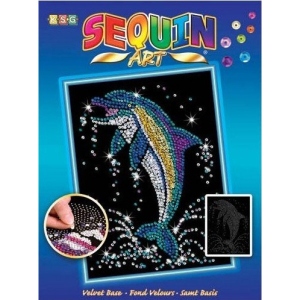 Набір для творчості з паєток Sequin Art Дельфін Blue (SA1516)