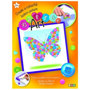 Набір для виготовлення аплікацій Sequin Art Button Метелик (SA1528)